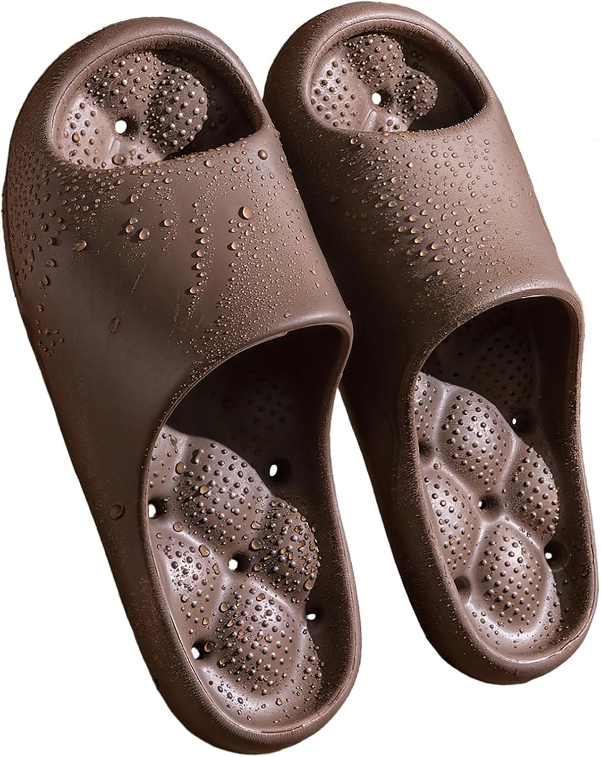 Women'S Indoor Bath Slippers Non-Slip Quick Dry - Men'S Hollow Drainage Slippers for Home Pool Outdoor