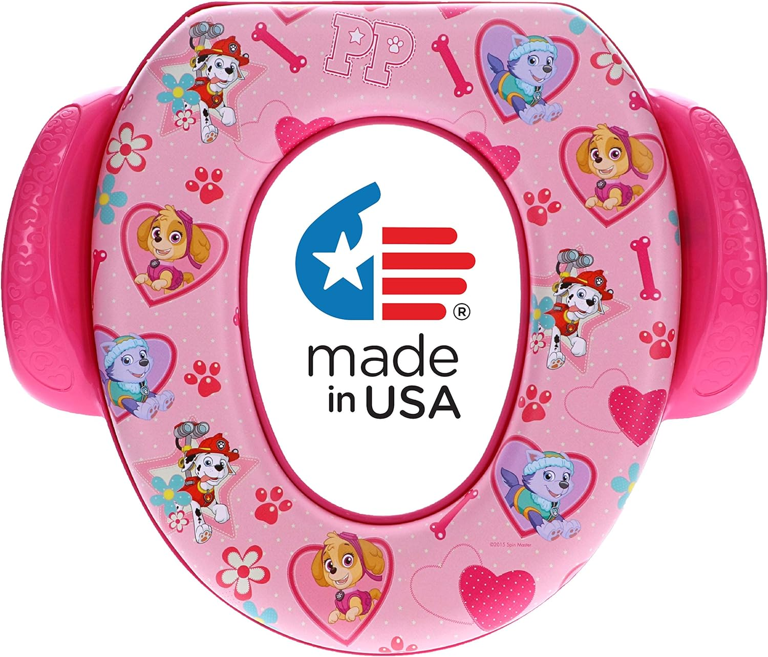 Nickelodeon Paw Patrol Skye and Everest Soft Potty Seat for Toilet Training Kids, Pink, Standard image number 3