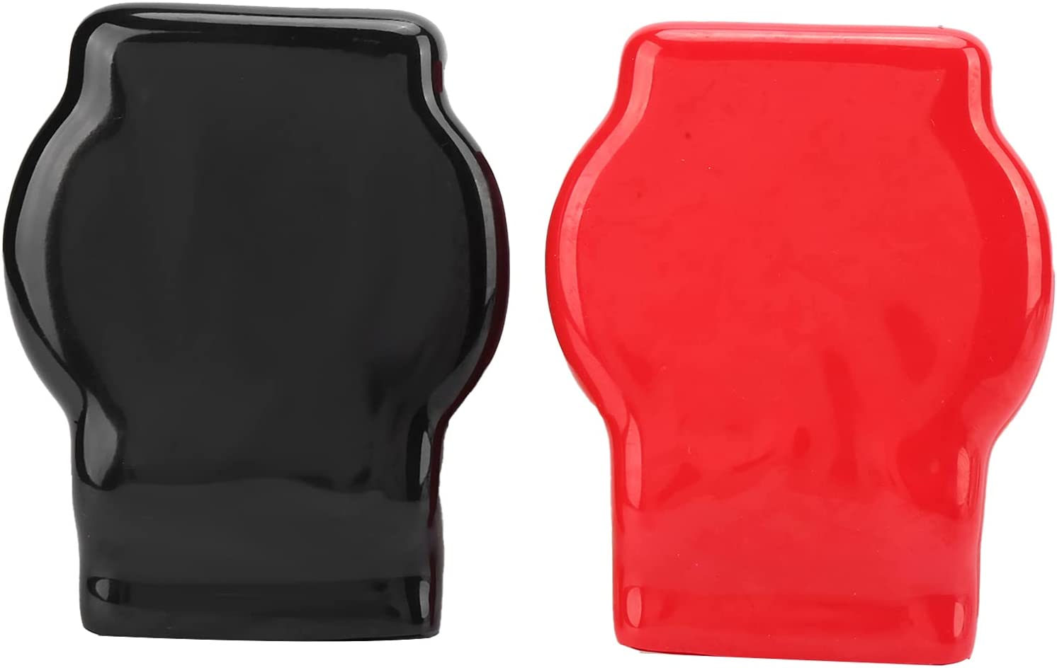 Battery Terminal Cover, Dustproof and Factory Grade Wire Connector Cap with PVC Material for Battery Positive Terminals, Red Black Top Post Style Flexible Battery Terminal Cover image number 5