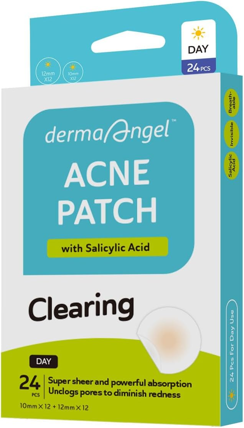 Pimple Patches | Spot Patches 24 Pcs - Acne Patch Day | Invisible Hydrocolloid Patches for All Skin Types | Acne Patches with Salicyclic Acid (Day Spot Patches) Pimple Patches image number 4