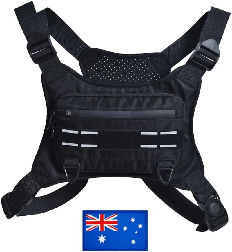 Running Chest Bag, Outdoor Sports Backpack, Cycling Vest, Tactical Chest Bag, Marathon Running Vest, Fitness Bag image number 4