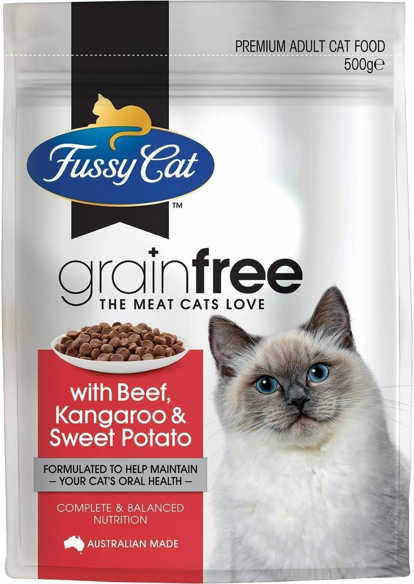 Fussy Cat Grain-Free Beef Kangaroo and Sweet Potato Dry Cat Food 500 G image number 5