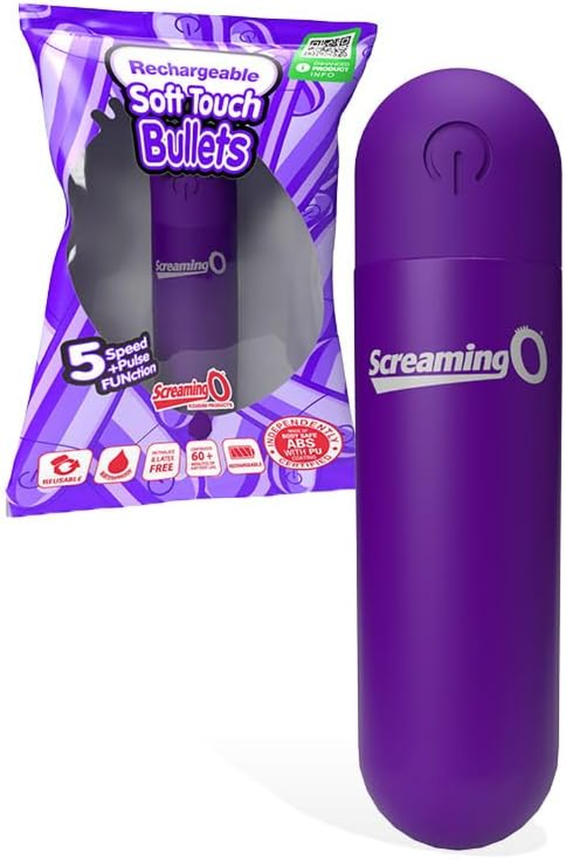 Screaming O Soft Touch Rechargeable Bullets - Purple