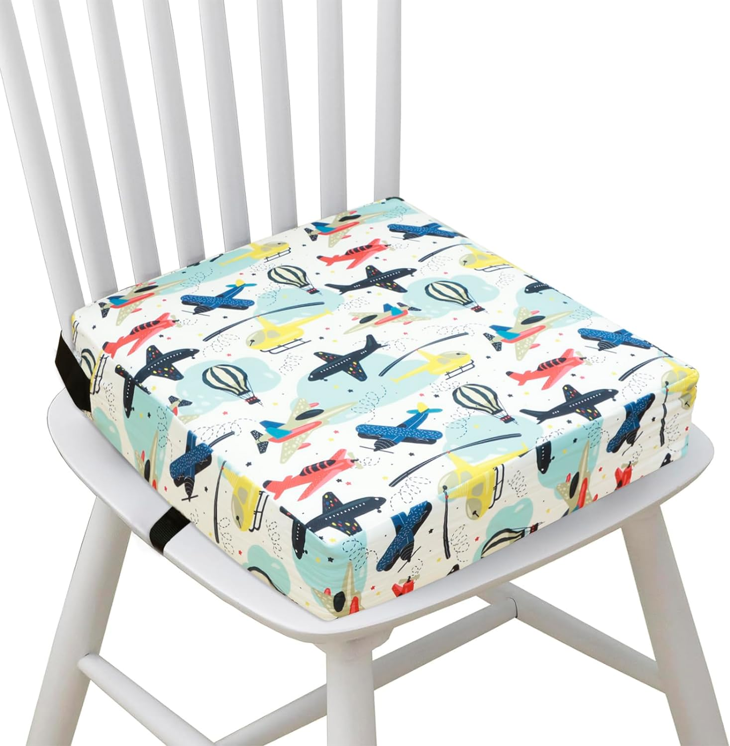 Child Dining Table Booster Seat,Chair Booster Seat,Travel Booster Seat,Booster Seat Pad,Kid Booster Seat,Non Slip Booster Seat,Cute Booster Seat Cushion for Dining Table Toddler Kids (Airplane)