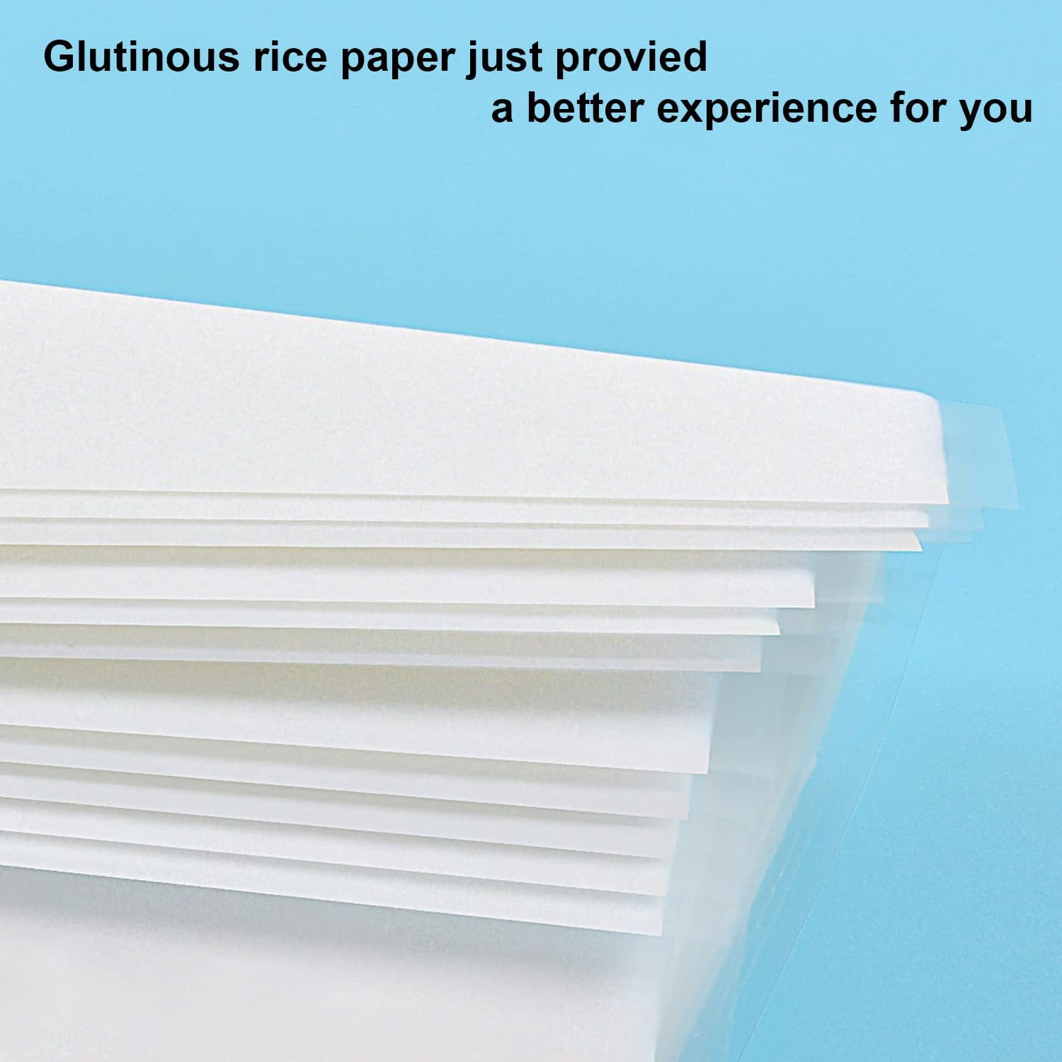 Glutinous Rice Paper: 25 Sheets in Resealable Packaging 8.2" X 11.4", A4 Size Edible White Glutinous Rice Paper for Cake Toppers, Cookies & Decoration, Glutinous Rice Paper for Printers image number 6