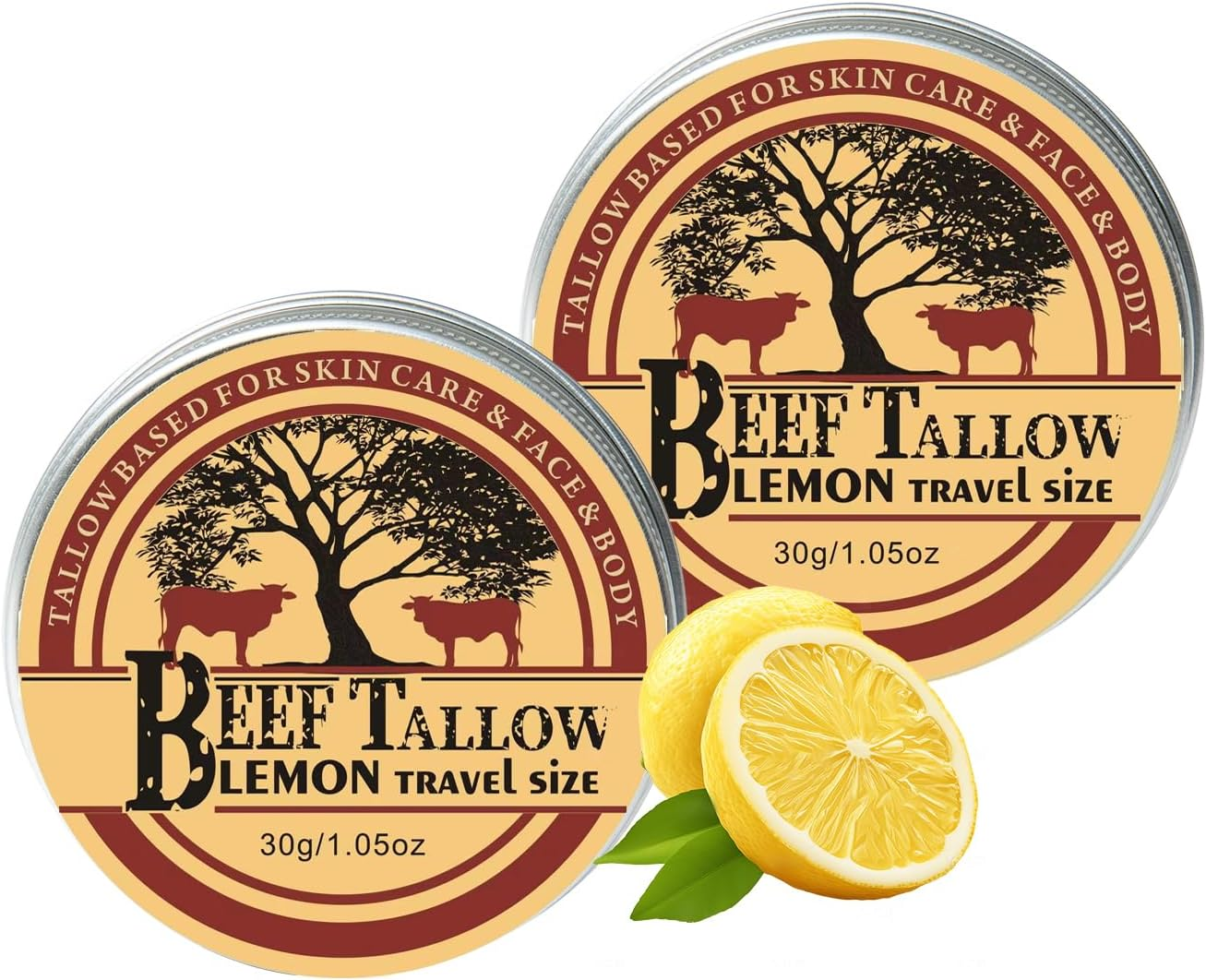 Beef Tallow, Tallow and Honey Balm, Beef Tallow for Skin, Organic Beef Tallow Balm Raw Wild Honey Moisturizer for Skin Full Body image number 3