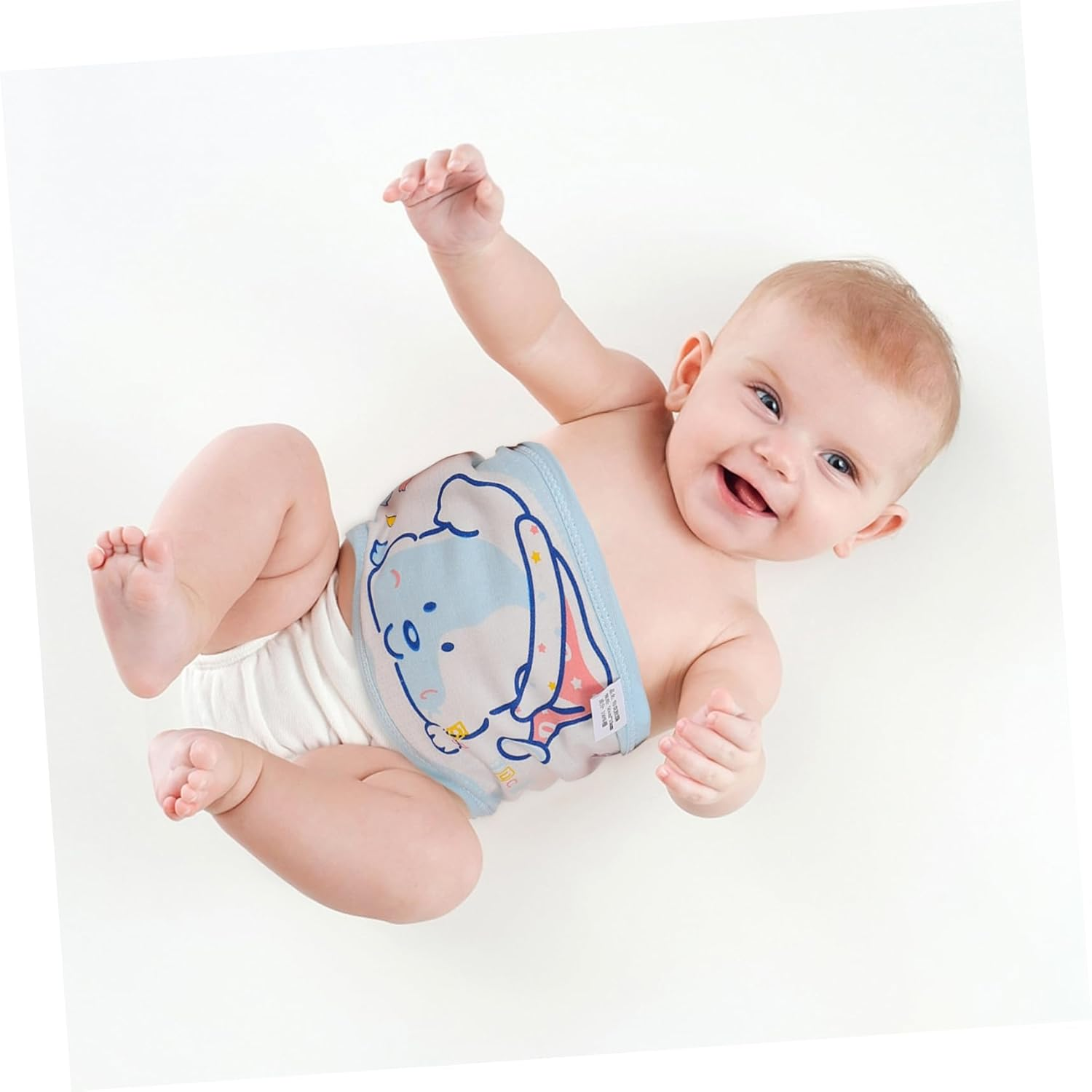 Baby Bellyband and Navel Belt 2Pcs Cotton Newborn Bellybands Soft Breathable Infant Belly Wraps for Newborn Care and Umbilical Protection, Suitable for Babies image number 4