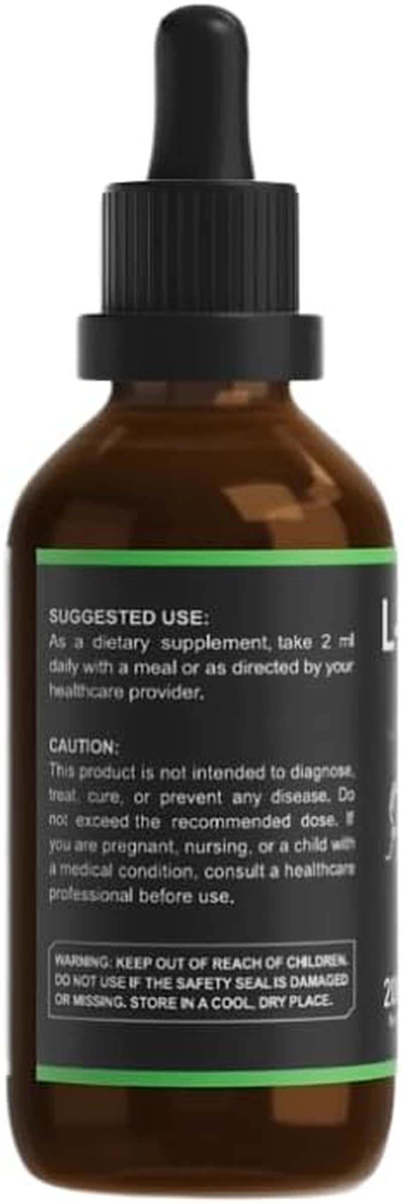 MAYN L-Theanine Liquid Drops &ndash; Natural Relaxation, Stress Relief & Focus Support Supplement &ndash; 200Mg Vegan, Non-Gmo, Clean Formula for Calm Mood & Mental Clarity &ndash; 60Ml image number 1