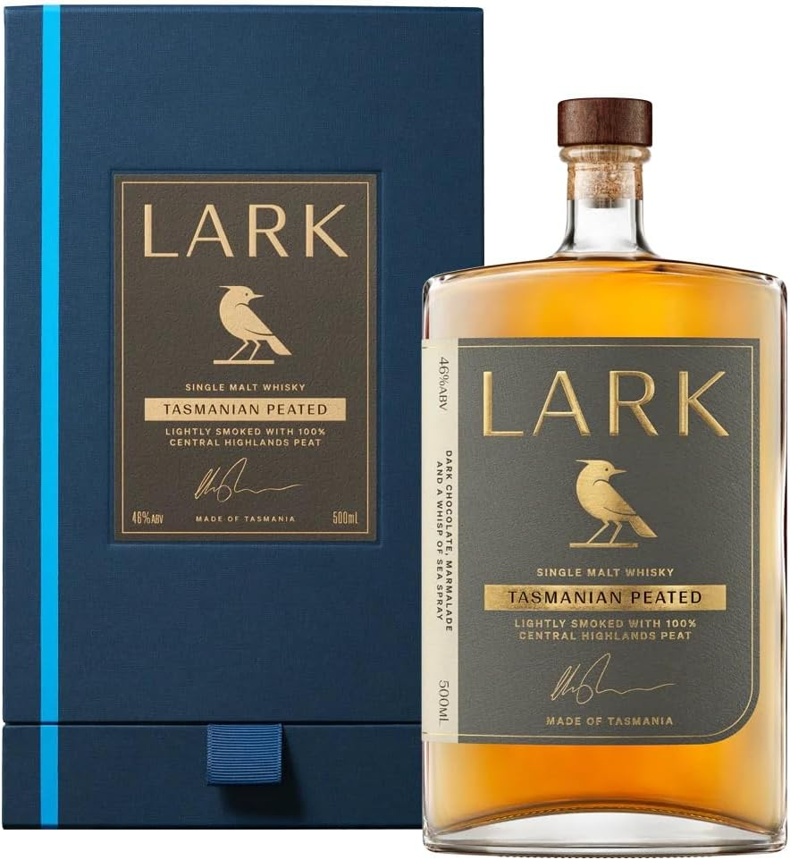 Lark Tasmanian Peated Single Malt Whiskey 500Ml