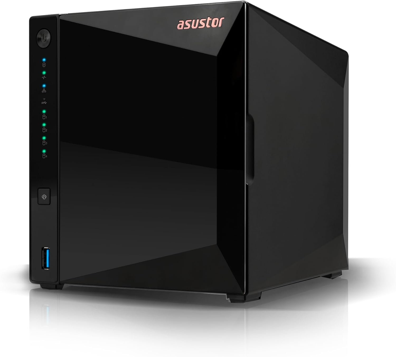 Asustor Drivestor 4 Pro Gen2 AS3304T V2, 4 Bay NAS Storage, 1.7Ghz Quad-Core, 2.5Gbe Port, 2GB RAM DDR4, Network Attached Storage Device for Home Personal Cloud Storage (Diskless)