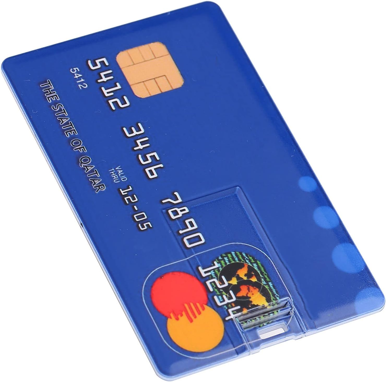 USB Flash Drive, 32GB Credit Bank Card Shape Flash Drive U Disk Thumb, for Data Storage and Transfer