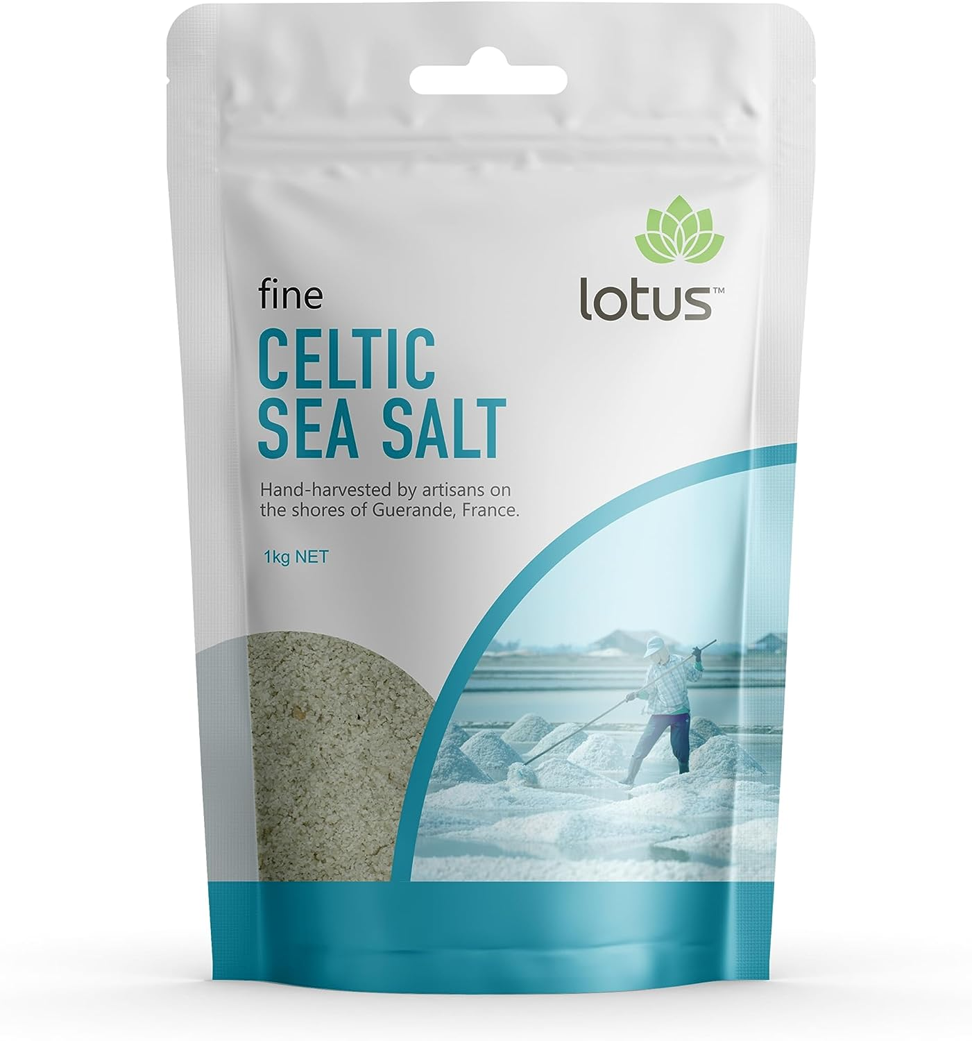 Lotus Celtic Fine Sea Salt, 1Kg image number 5