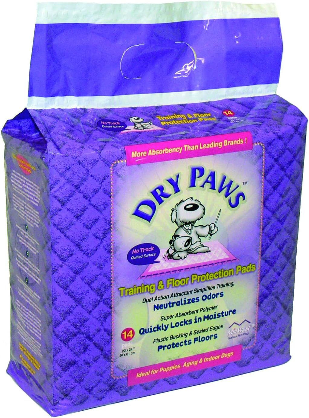 Midwest Homes for Pets Dry Paws Training and Floor Protection Pads, 30-Count image number 4