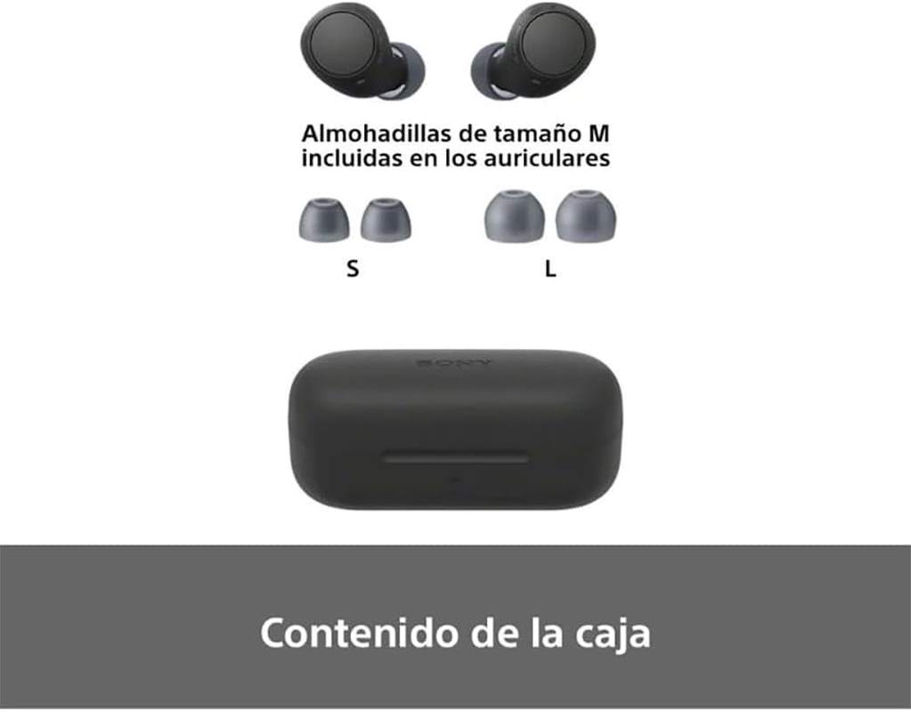Sony WF-C510 Truly Wireless Earbuds &ndash; Small, Light, Bluetooth in Ear Headphones with Multipoint Connection, Ambient Sound, IPX4 Rating, Spotify Tap, Quick Charge, 22 HR Battery, Ios & Android - Black image number 5