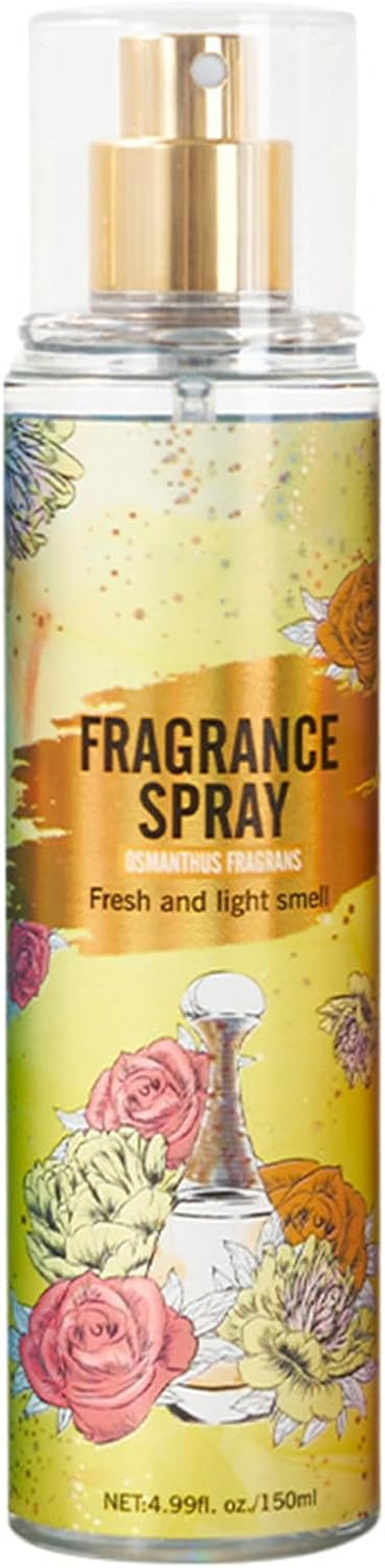 FEESHOW Women'S Long Lasting Body Mist Alcohol Free Fresh Fragrance Perfume Spray for Body and Hair Gardenia One Size - Gardenia image number 5