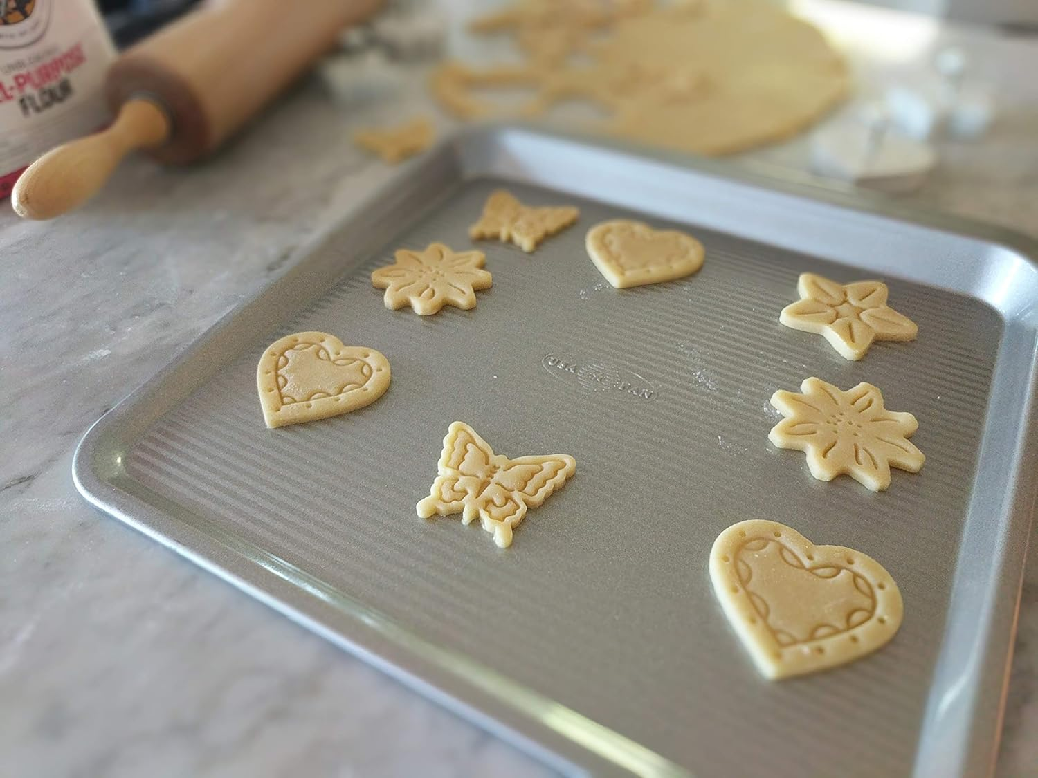 USA Pan Bakeware Nonstick Cookie Sheet Pan, Small image number 4