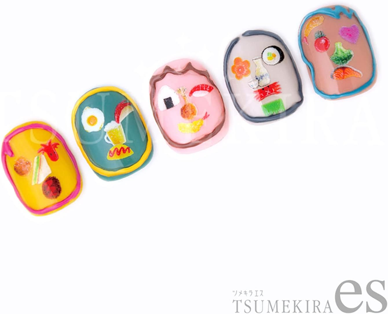 TSUMEKIRA ES-URA-102 Nail Sticker, ES, Rika Uranaka, Produce 2 O'Bento image number 2