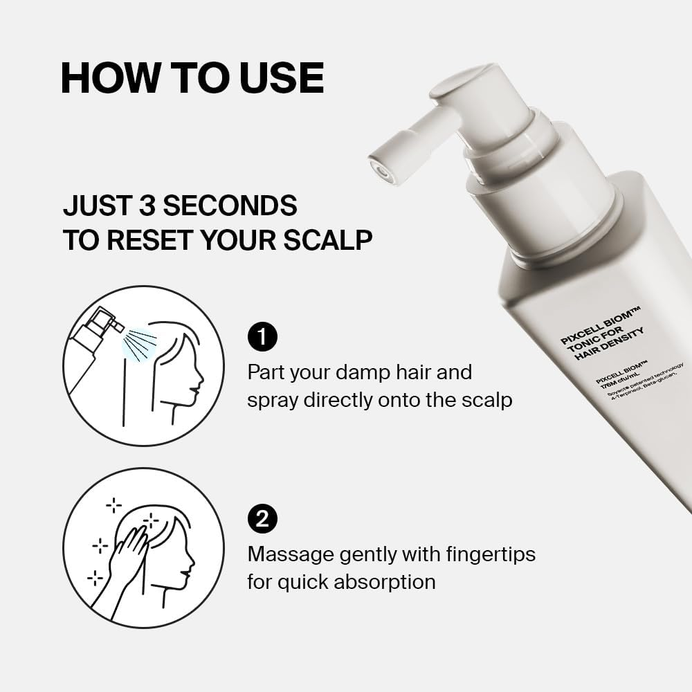 PURCELL Pixcell Biom Scalp Tonic for Hair Density &ndash; Formulated with Soyact and 4-Terpineol for Scalp Barrier (4.39 Fl Oz / 130 Ml) image number 1