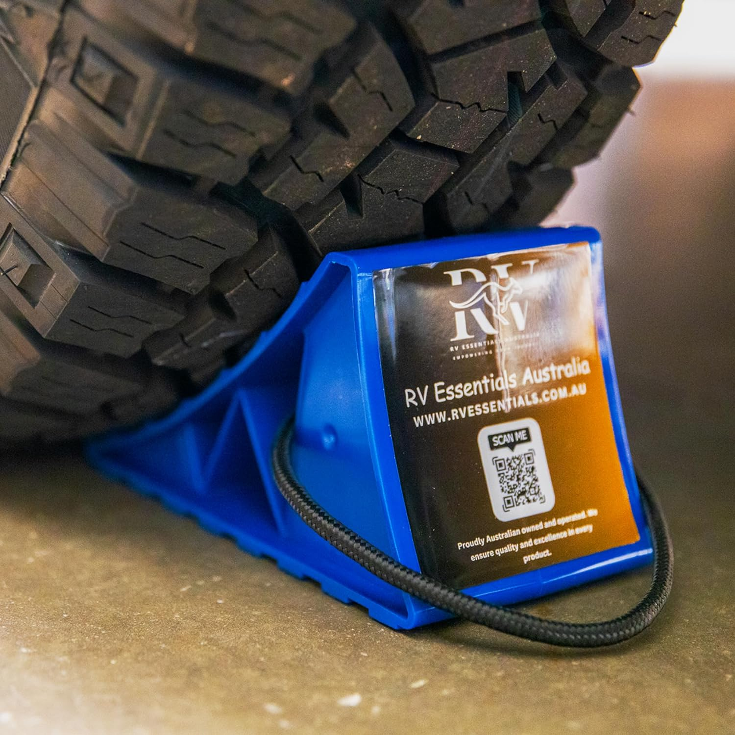 Wheel Chocks with Rope Coachworks Wheels RV Camper Strong Safety-Car Chocks, Tire Chocks, Trailer Solid Heavy Duty Wheel Chocks, Caravan Jockey Wheel Chock, Jockey Wheel Dock image number 5