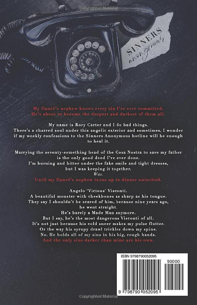 Sinners Anonymous: a Forbidden Love Dark Mafia Romance image number 1