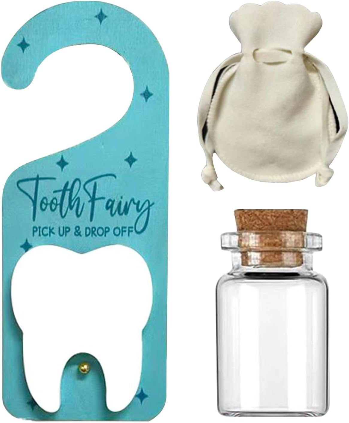 Generisch Children'S Door Hanger for Door Decoration with Milk Tooth Storage Door Handles Jewellery for Girls with Toothbag for Nursery and Home image number 2