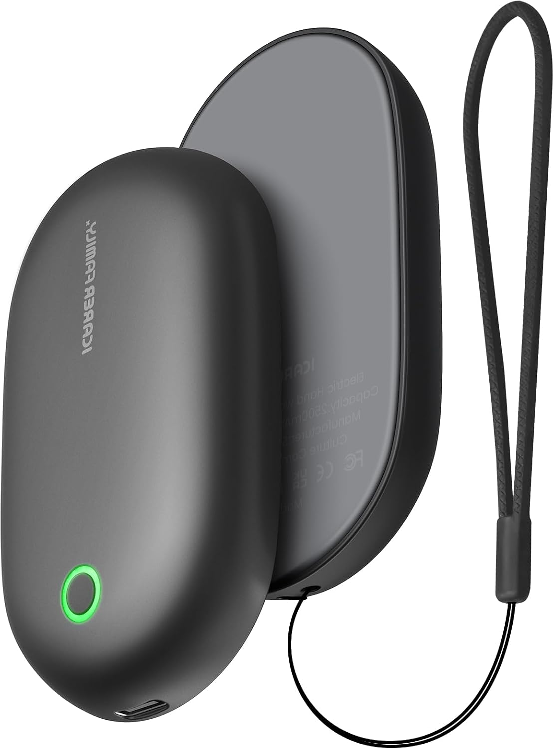 Rechargeable Hand Warmers 2 Pack, Magnetic USB Electric 5000Mah, Pocket Size, 3 Heat Levels, 8 Hours Battery Life, Portable Reusable, Ideal for Outdoor, Christmas