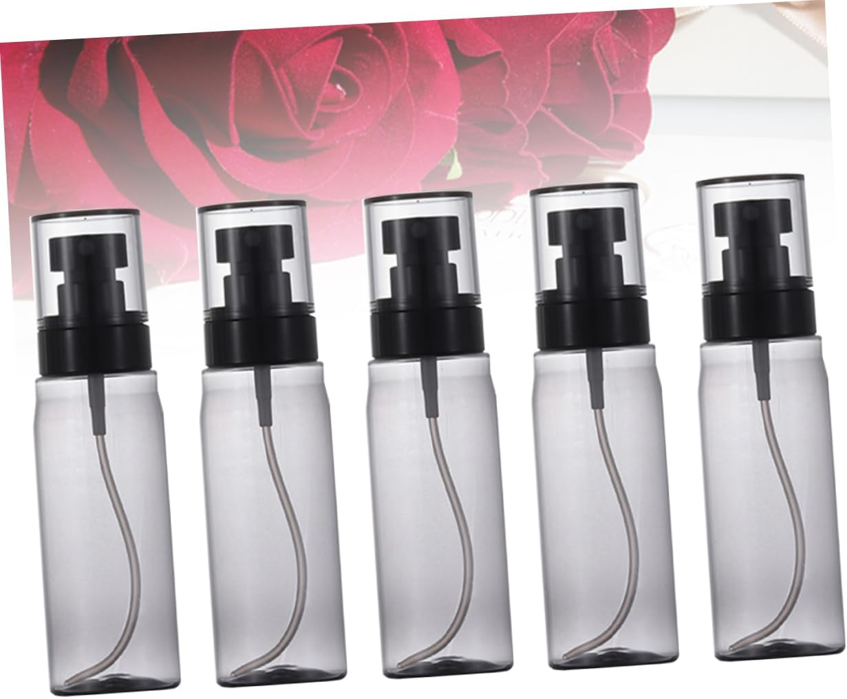 5Pcs 250Ml Refillable Plastic Spray Bottles Portable Fine Mist Liquid Dispensing Bottles for Cosmetic Skin Care Travel Subpackaging image number 6