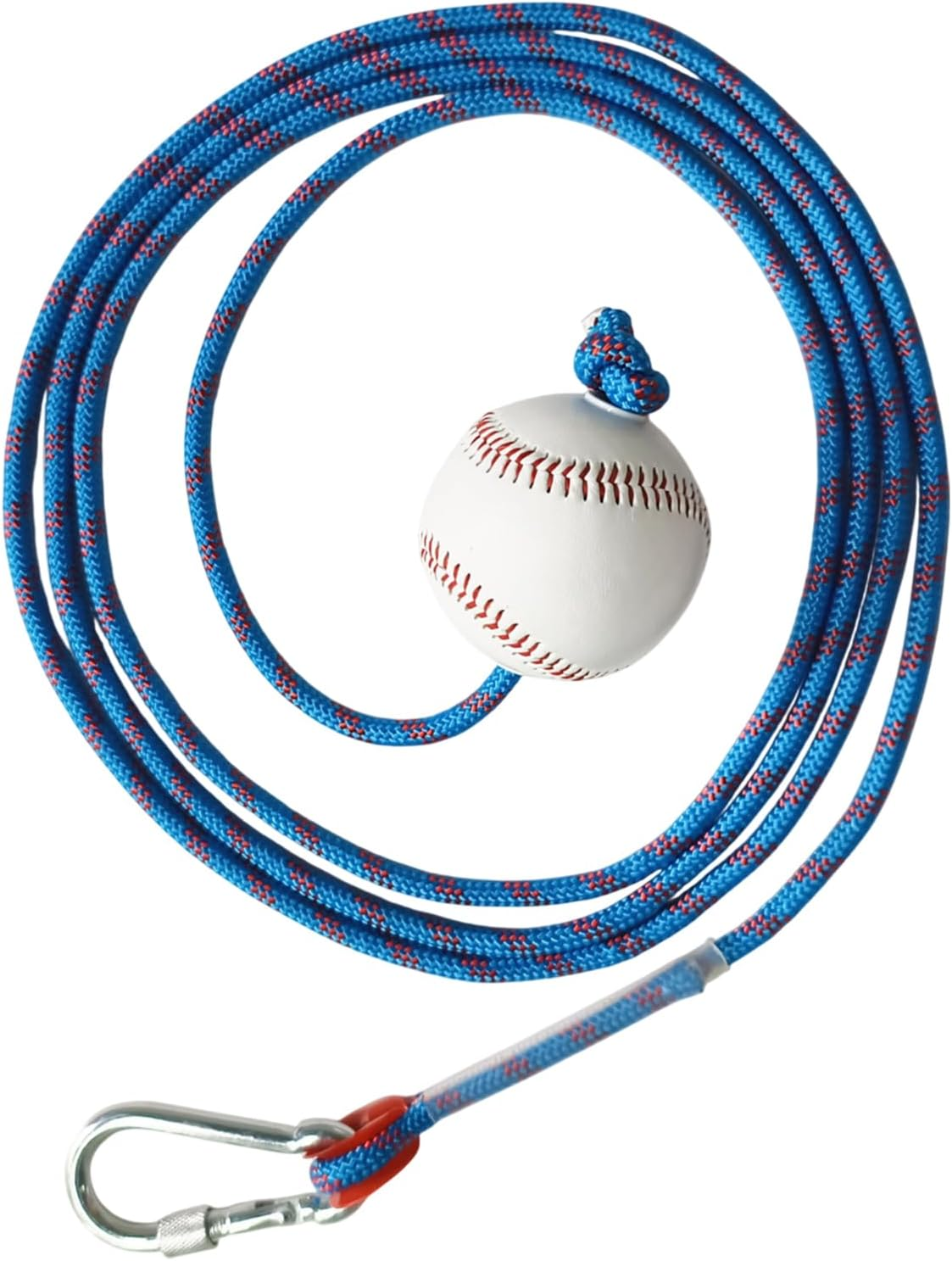 Baseball Training Balls with Rope - Baseball Training Rope - Portable Pitching Practice Strap for Fielding Equipment Backyard image number 4