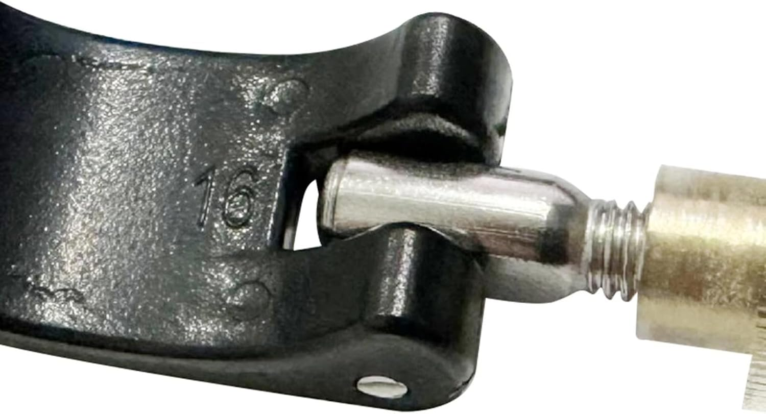 Dracra 6 Pack Trikking Poles Clamp Replacement External Quick Flip Lock Fastener Buckle Clip with Nut Screws for Hiking Pole Walking Stick Camping Mountaining Backpacking Outdoor Repair Spare Parts image number 6