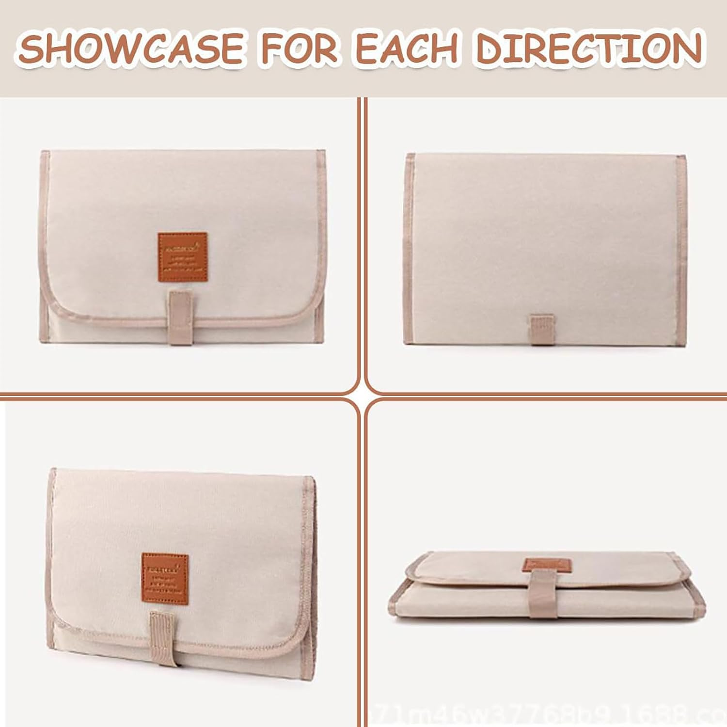 Baby Change Mat, Baby Changing Mat Waterproof, Baby Change Pad for Foldable Travel, Portable Change Mat for Washable, Wipeable, Nappy Change Mat for Home Travel outside ﻿ image number 4