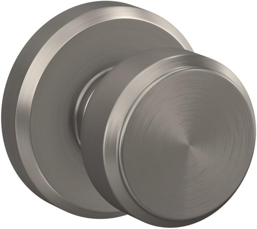 Schlage F170 BWE 619 GSN Greyson Collection Bowery Dummy Trim Knob, Satin Nickel image number 5