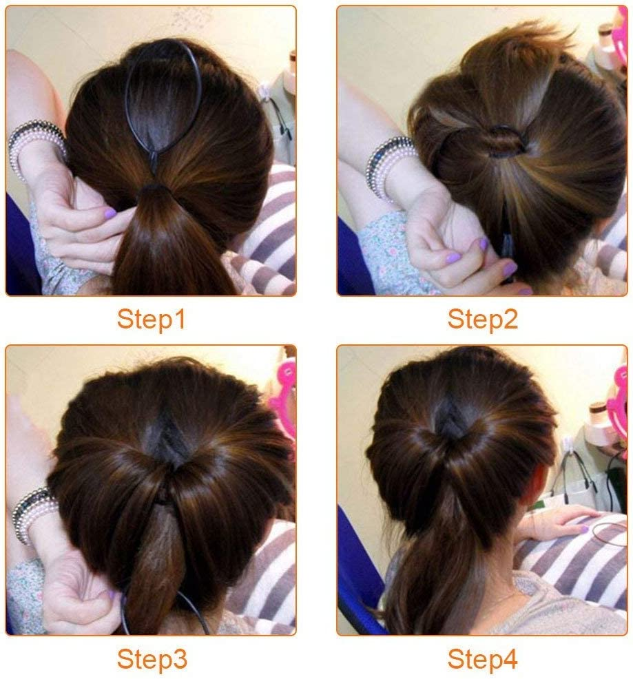 Haobase Hairdressing Accessories, Hairdressing Tools Set Hairstyle Stylized Accessory Hair Girls Sponge Foam Hairclip Braid image number 1