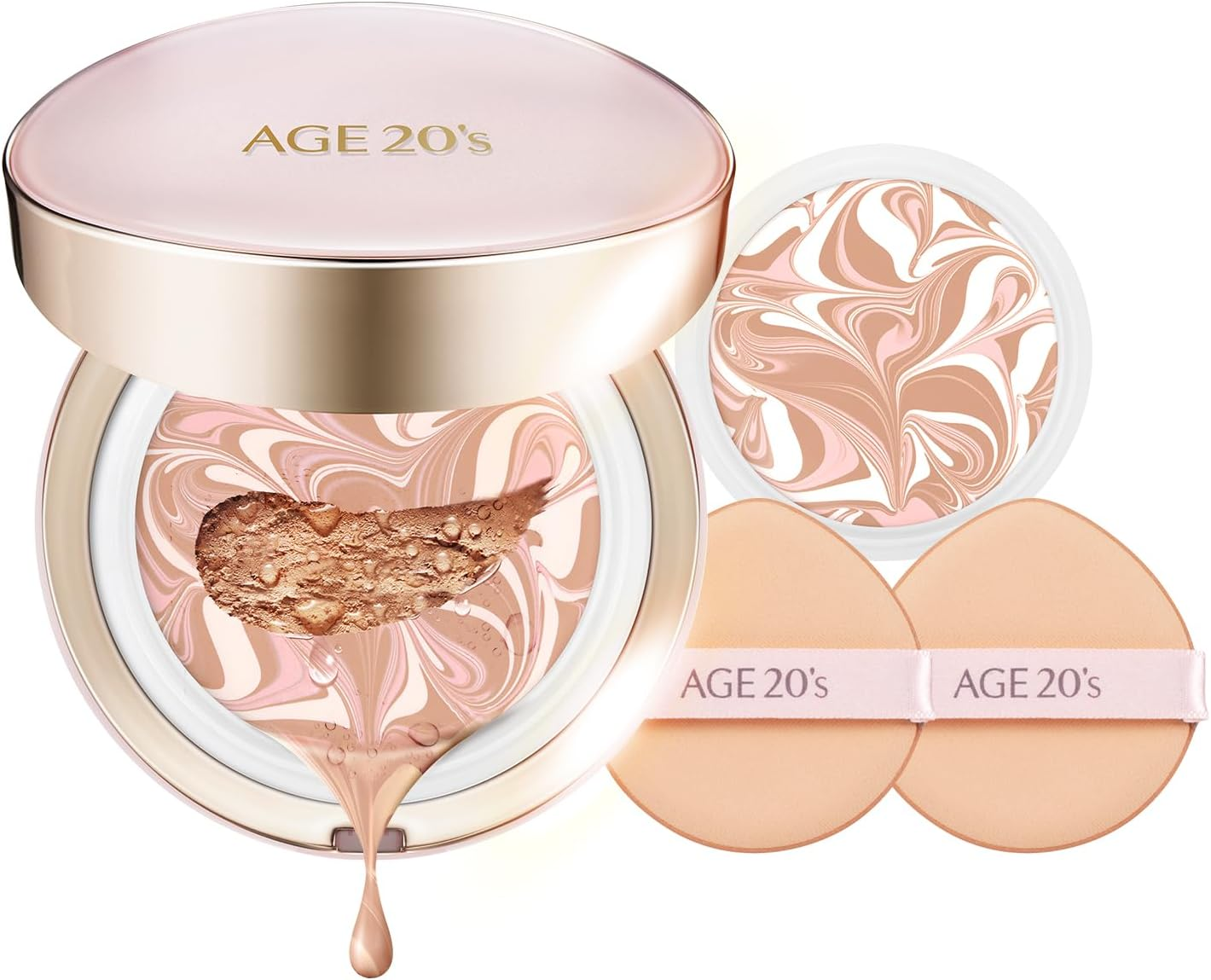 Age 20'S Signature Essence Cover Pact Moisture 23 Medium Beige image number 1