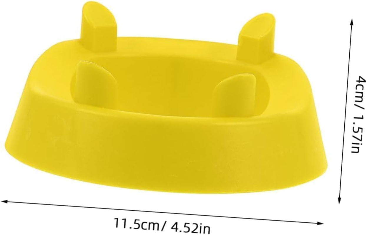 Ksngtixe 2PCS Soccer Ball Holder Stand, Durable Football/Basketball/Rugby Display Rack, Space-Saving Sports Equipment Organizer for Youth & Adults (Yellow) image number 4