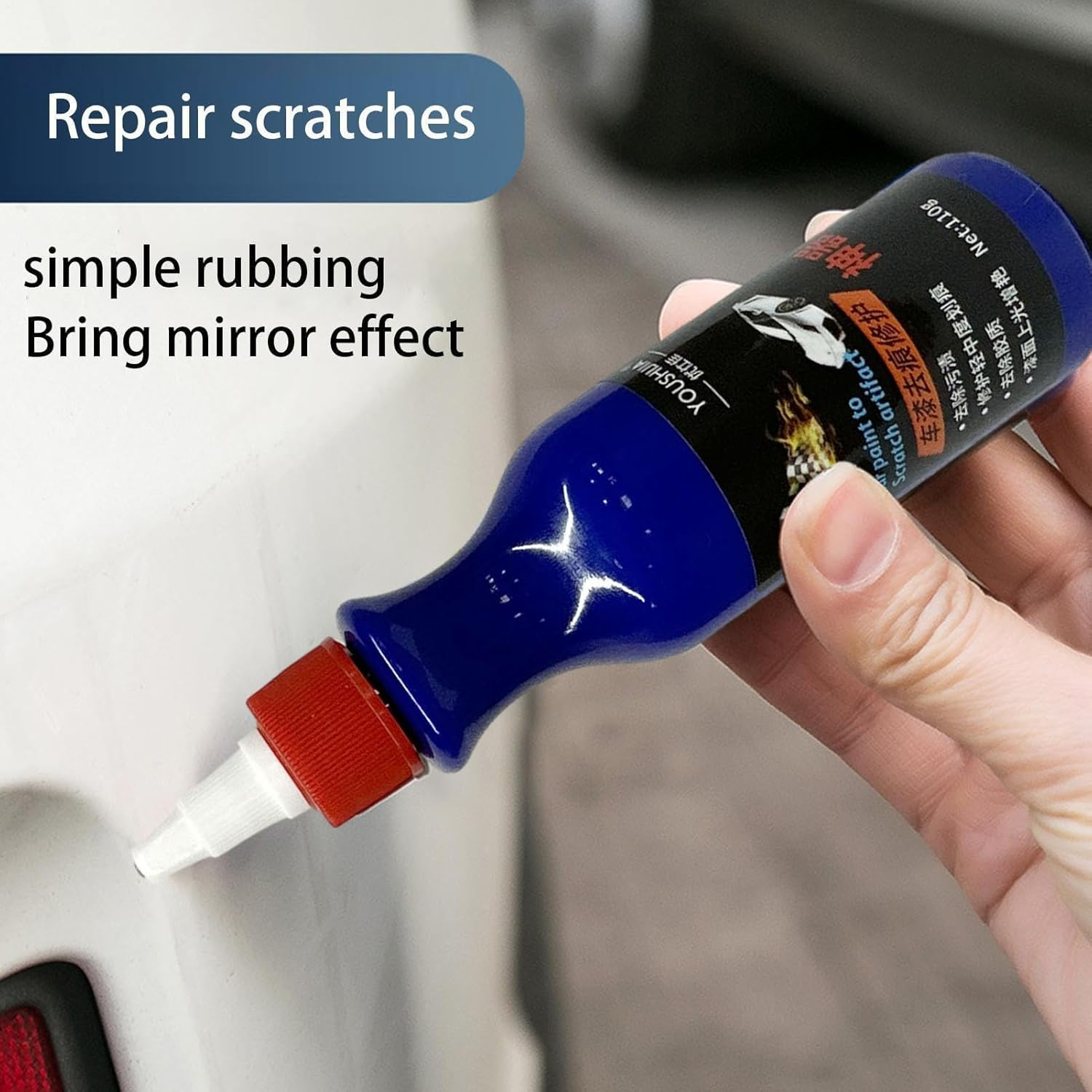 Auto Scratch Repair Fluid | Car Paint Scratch Remover Liquid | Auto Scratch Fix Quick Repair Automotive | Car Care Minor Metal Paint for Scratches Remover image number 4