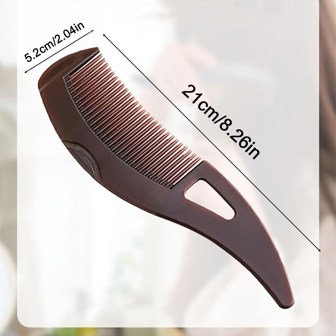 DWFEYOI Scalp Comb, Dandruff Comb, Hollow Tooth Hair Brush for Refreshing Scalp Massage and Removal of Dandruff Grime, Reducing Itching Oil on the Scalp, Scalp Comb image number 1