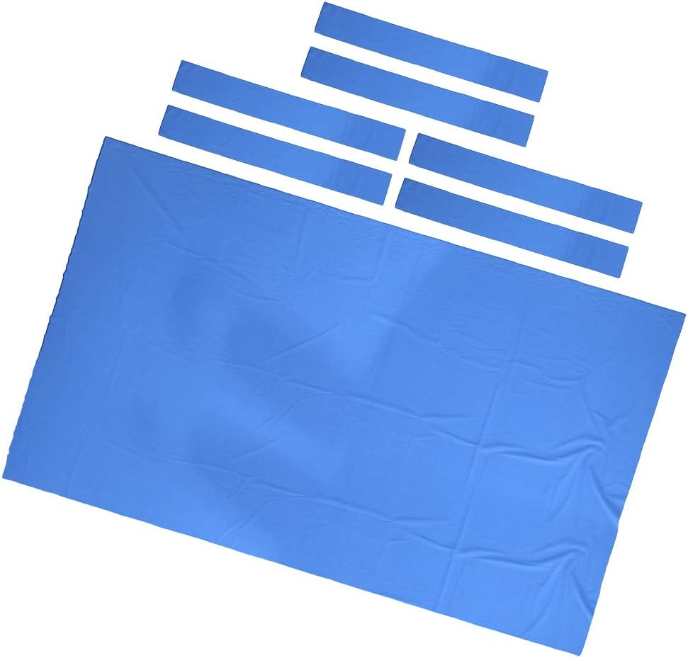 Professional 7Ft 8Ft Pool Table Felt + 6 Felt Strips, Billiard Snooker Cloth Felt for 7 or 8 Foot Table, Study 0.9Mm Thickness - 3 Colors Available image number 4