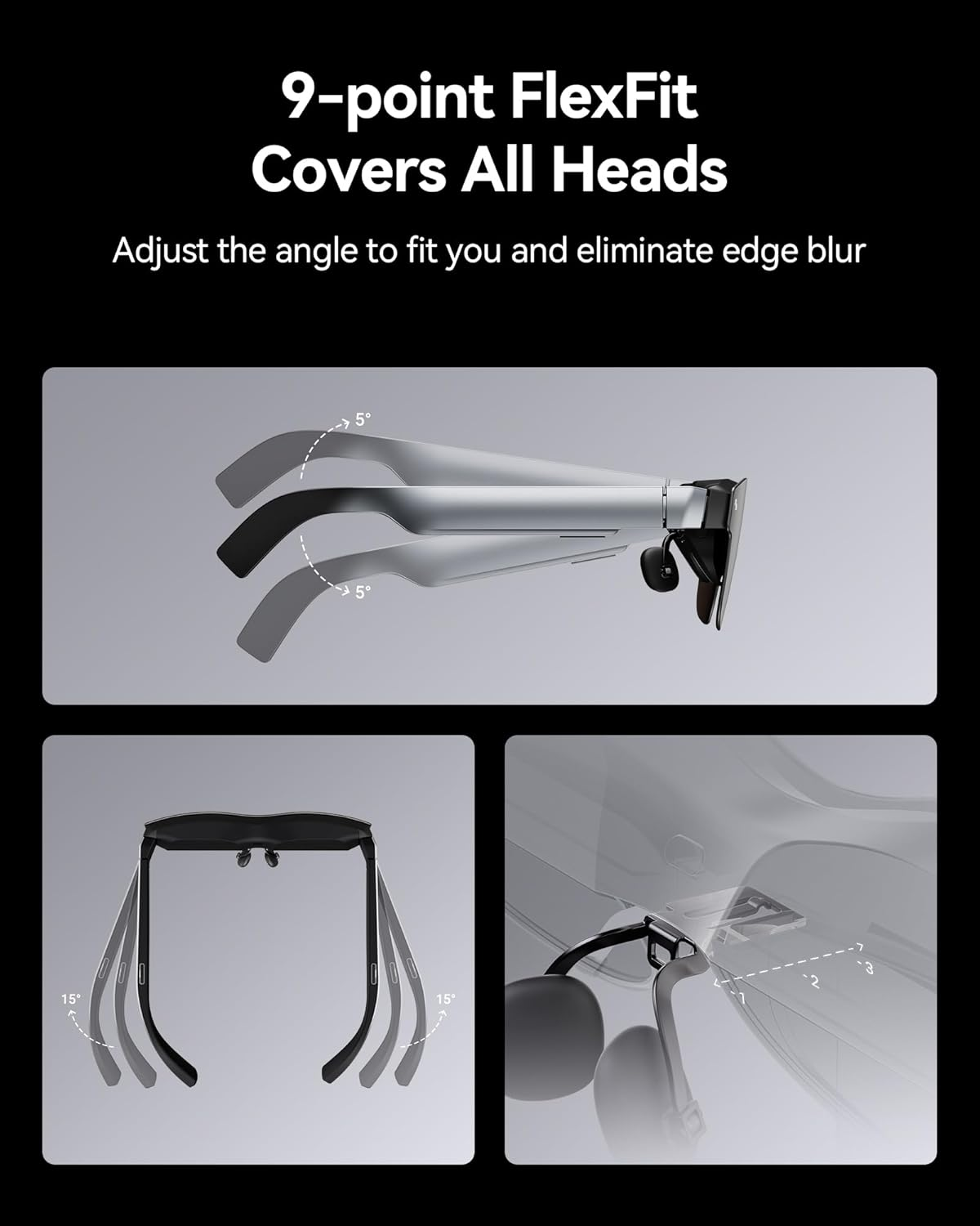 RAYNEO Air 2S XR Glasses - Smart Glasses with 201" Micro OLED, XR Glasses 120Hz 600Nits Brightness-2024 New-Model. image number 3