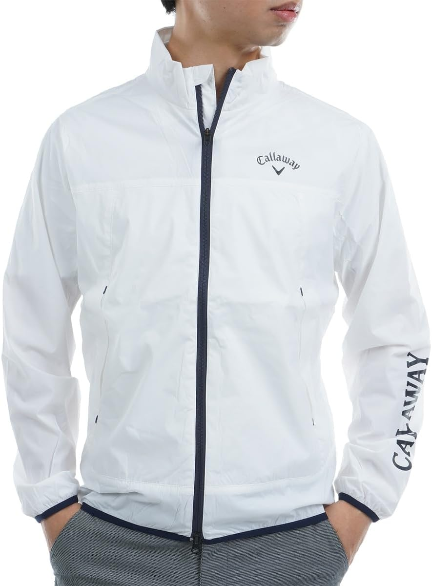 Callaway C23115100 Men'S Full Zip Blouson (Stretchable, Water Repellent, Mesh Lining), Golf Outerwear