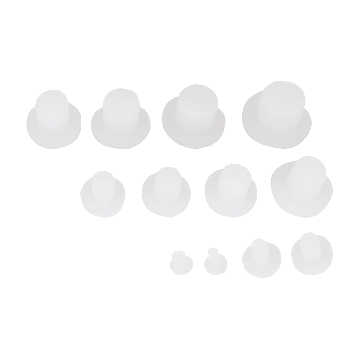 NIIIYTYB 12 Pcs Belly Button Plug Silicone Shaper and 50Pcs Tape - Tummy Training for Umbilical Hernia Repair- Retainer, Cover, and Healing Tool for Dress Supplies