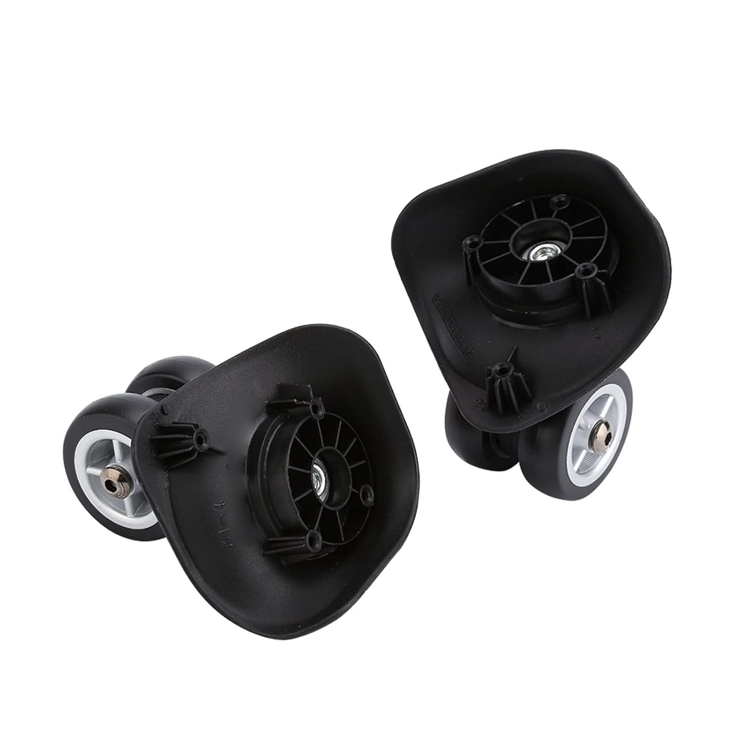 Suitcase Wheel, Luggage Wheels Replacement, Luggage Wheels Replacement Kit Universal, 2PZ PVC Rotella Ricambio, per Valigia Trolley Ruote Bagaglio