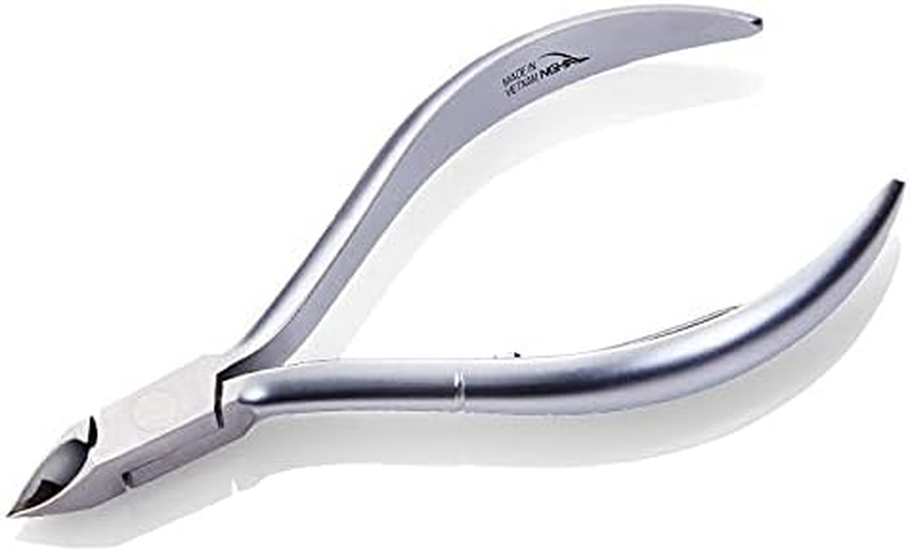 Professional Stainless Steel Cuticle Nipper C03 (D-01) Jaw 16 KEM Nghia Cuticle Cutter Trimmer Manicure Tools with 1 Spring&ndash; Perfect Nail Care Tool at Home/Spa/Saloon Osimihome 1 PCS image number 1