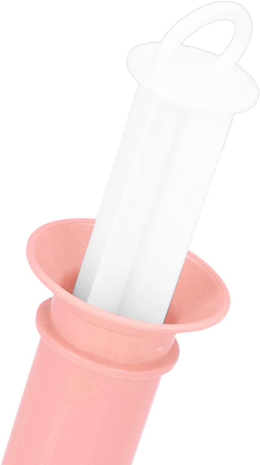 Fafeicy Baby Food Pouch, ABS Reusable Pure Color Pouches, Toddler Fruit Squeeze Puree Filler, with Leakage Proof Double Zipper(Pink) image number 5