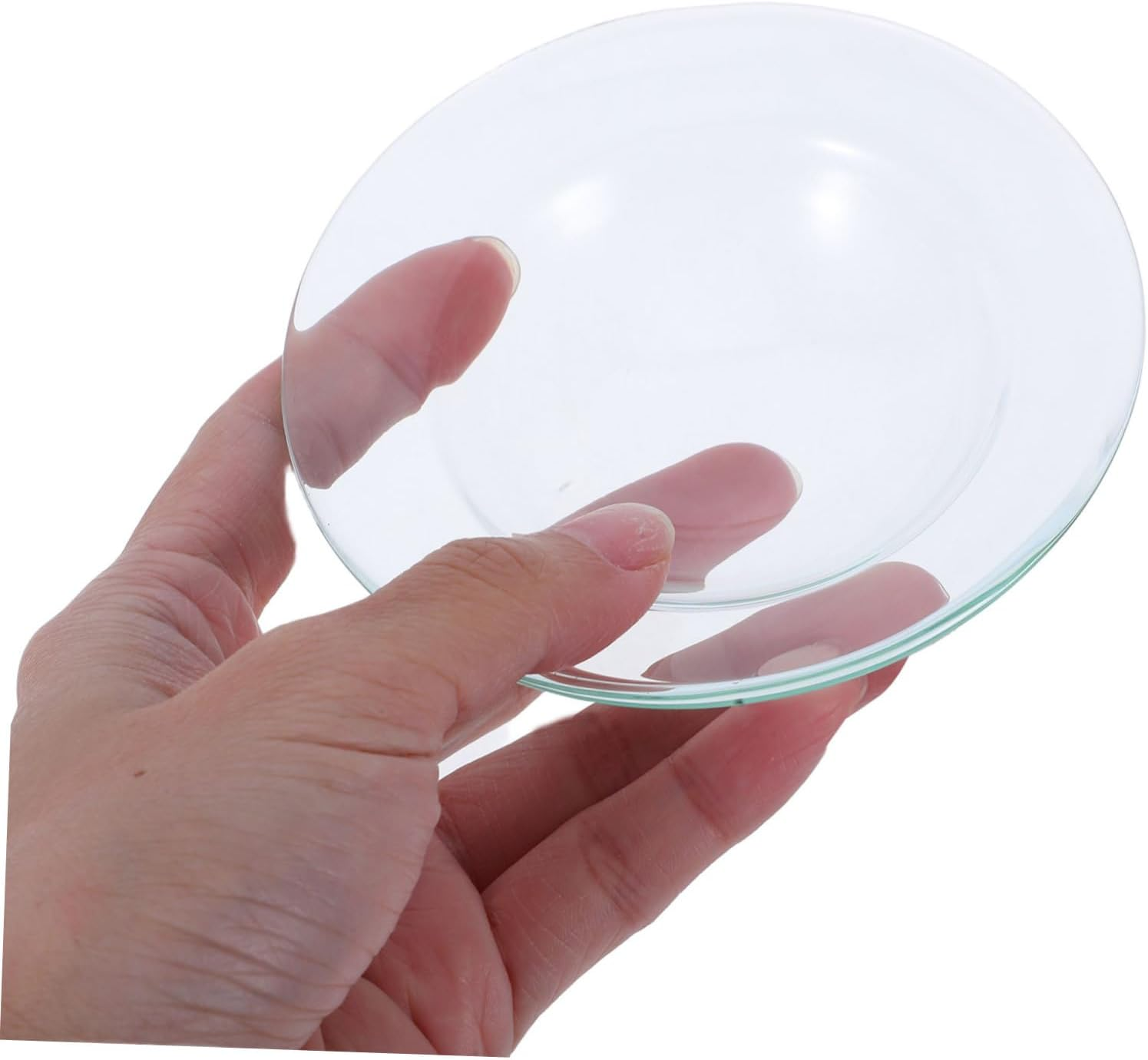 LIFKOME 3Pcs 4-Inch Glass Warmer Dish Essential Oil Heating Plate Wax Melt Burner Replacement Tray Smooth Reusable Surface Fits Aromatherapy Lamps Easy to Clean Home Decoration Bowl image number 6