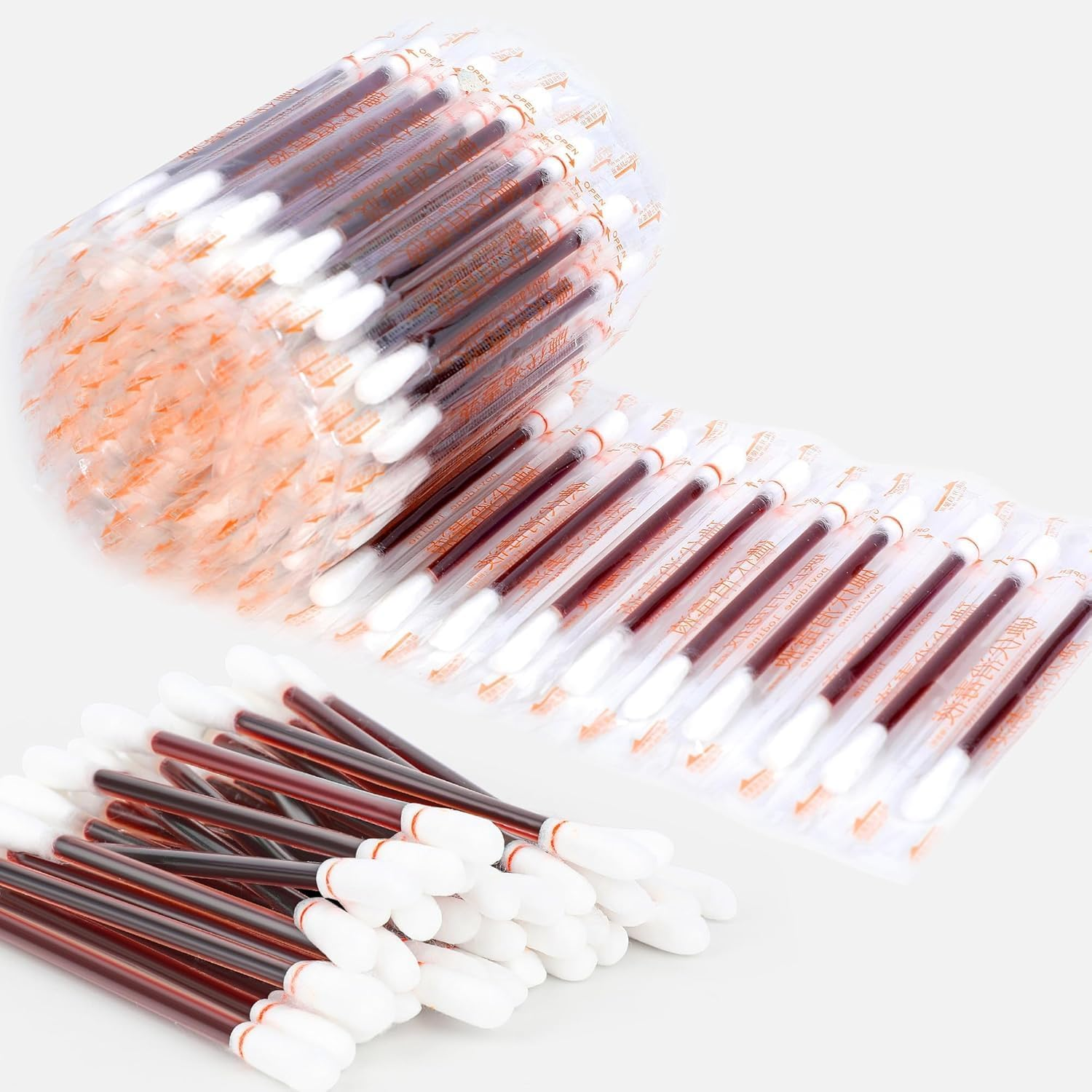 Healifty 100 Pieces Disposable Iodine Cotton Swabs, Iodine for Wounds Cotton Swabs, Portable Individually Wrapped Medical Cotton Buds for Nasal Ears Bruise, Emergency Wound Care image number 5