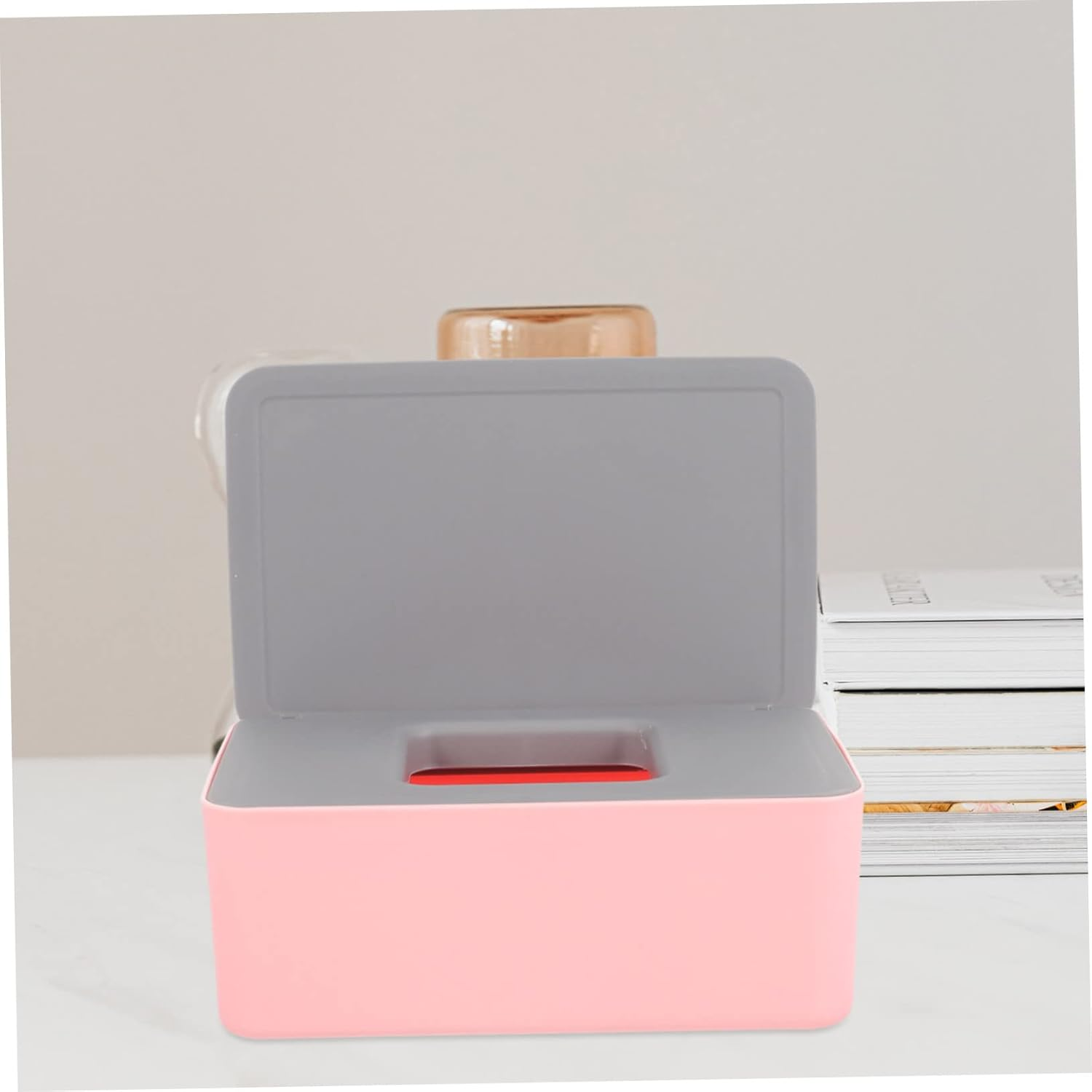 Portable Wipe Holder Reusable Wet Wipes Box Lid Small Dispenser for Travel image number 4