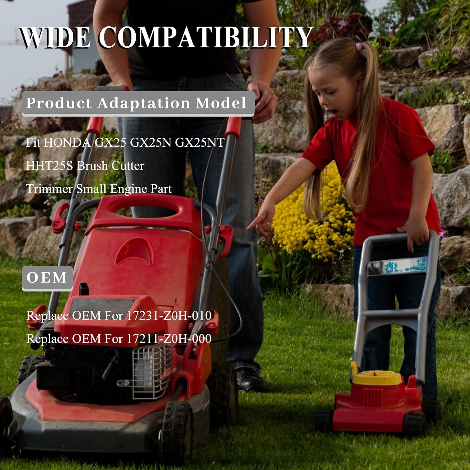 Haishine Air Filter Cleaner and Cover Assembly Fit HONDA GX25 GX25NT GX 25 25NT Gasoline Engine Motor Mover Trimmer Brushcutter image number 6