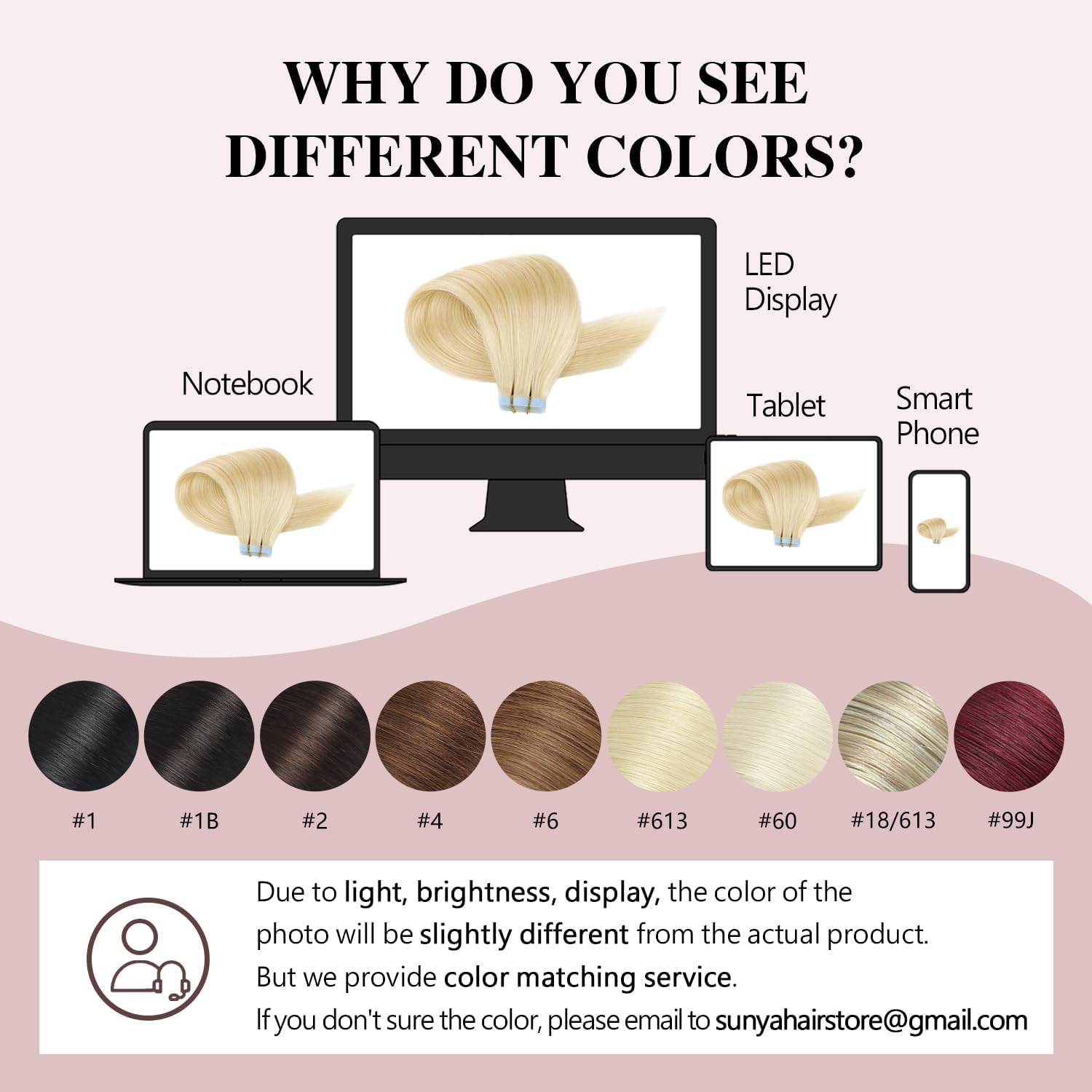 Sunya Tape-In Extensions, Real Hair, Bleach Blonde, 35 Cm, Invisible Straight Skin Weft Blonde Tape-In Extensions, #613 Bleach Blonde, 40 G, 20 Pieces/Pack image number 1