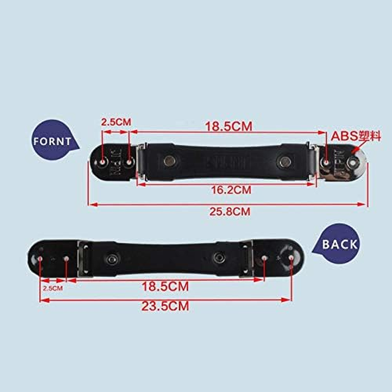 2018 Luggage Hardware Suitcase Repair Parts Handle Travel Case Pull Rod Cipher Suitcase Hand Carry General Handle Leather - (Color: Light Yellow) image number 2