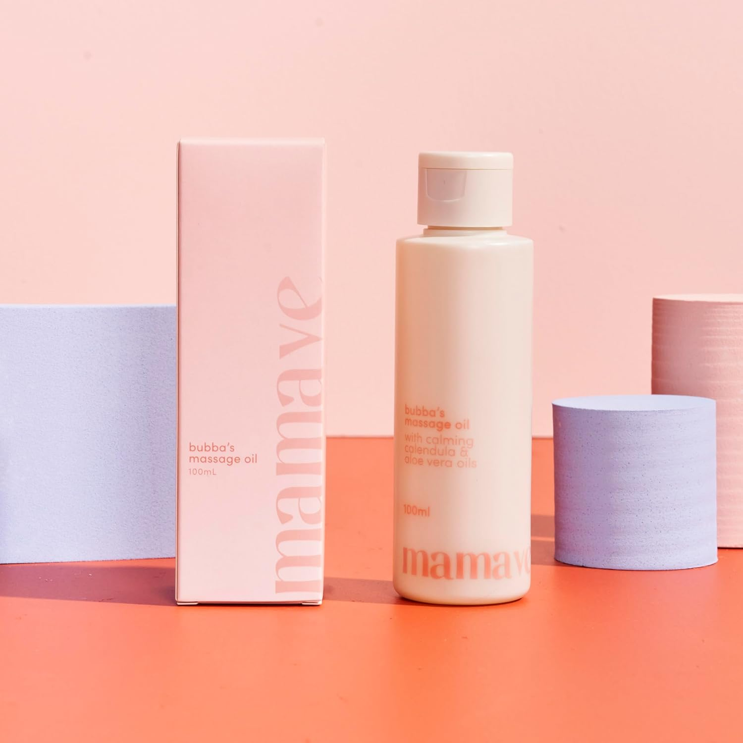 Mamave Natural Baby Massage Oil | Natural | Perfect for Newborns | Nut Oil Free | Lavender and Ylang Ylang Essential Oils | Calendula and Aloe Vera Extract | Great for Cradle Cap | Australian Made | 100Ml image number 3